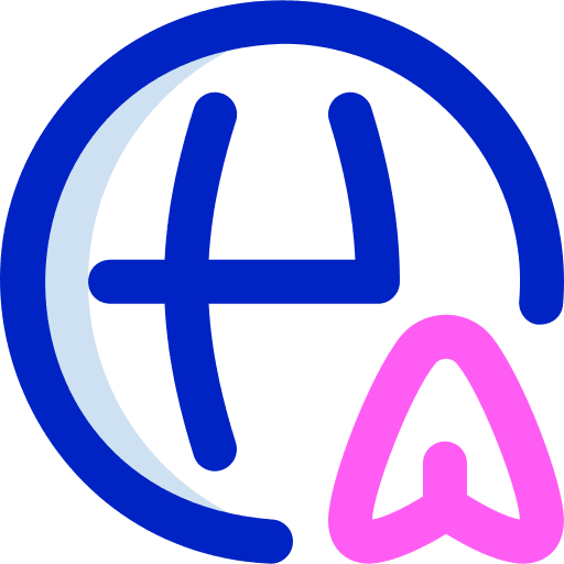 Globe location earth grid globe icon