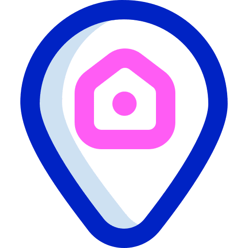 Home map address real estate icon