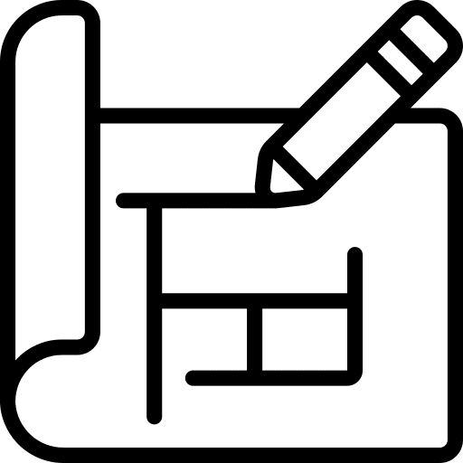 Blueprint floor plan art and design blueprint icon