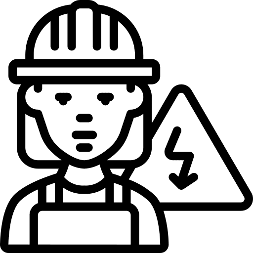 Electrical engineer professions and jobs worker avatar icon