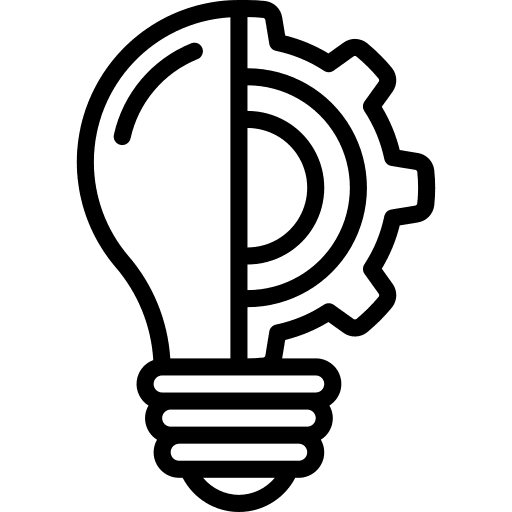 Innovation engineering cog gear icon