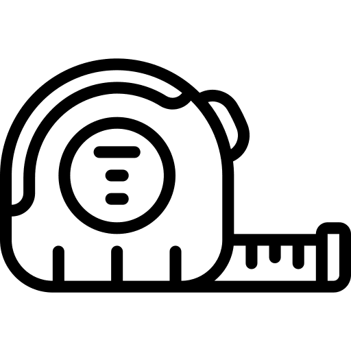 Tape measure measurement tape measure measuring device icon