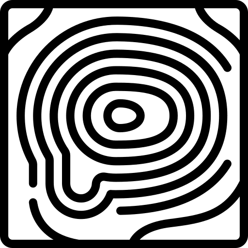 Topographic topography topographic map icon