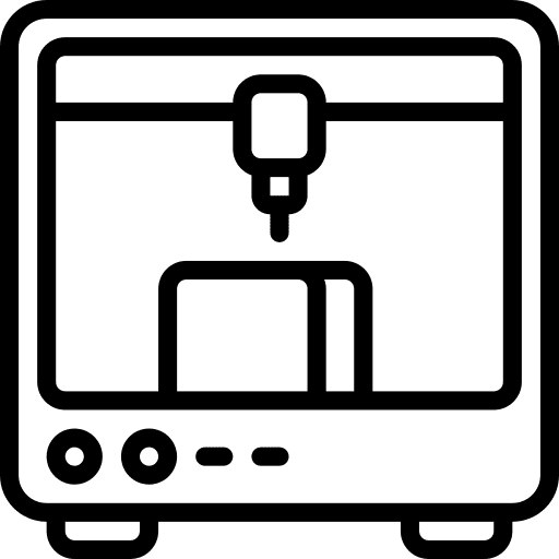 3d printer electronics machine 3d printer icon