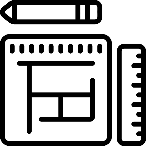 Blueprint project art and design engineering icon