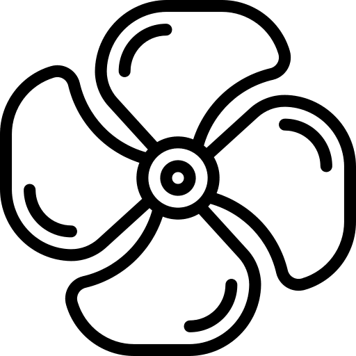 Propeller boat transportation propeller icon