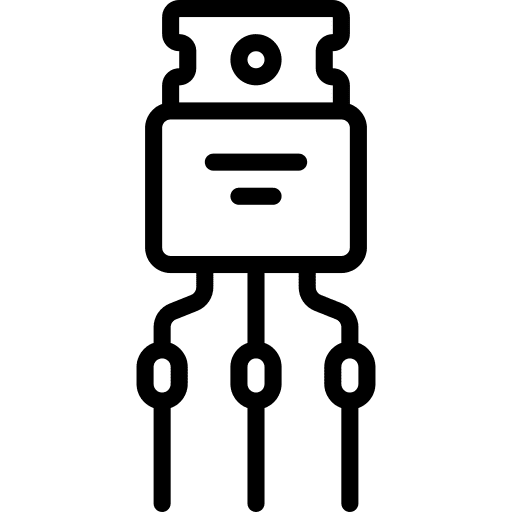 Transistor device transistor component icon