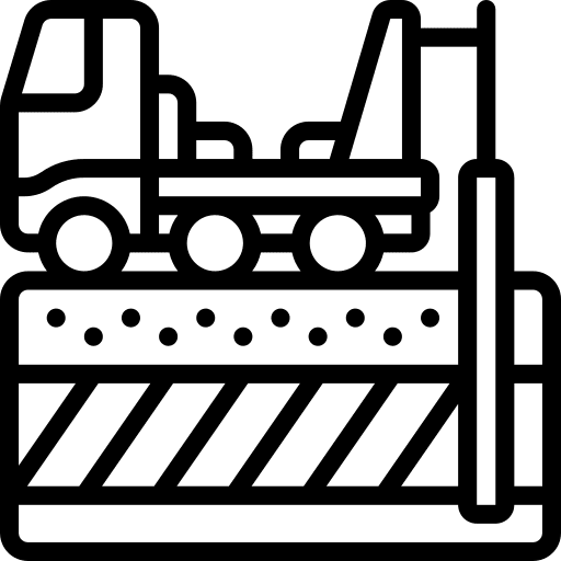 Drilling drilling vehicle truck icon