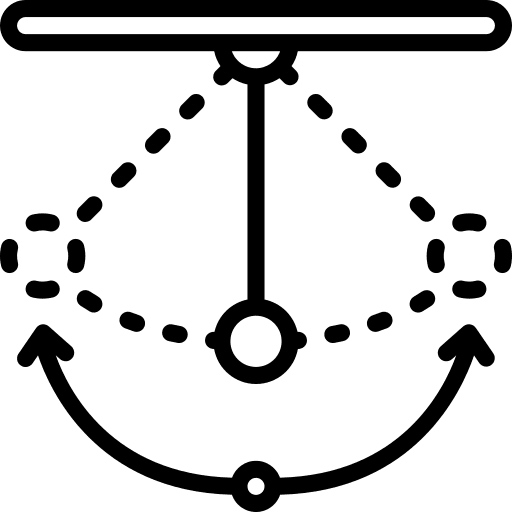 Pendulum pendulum physics swing icon