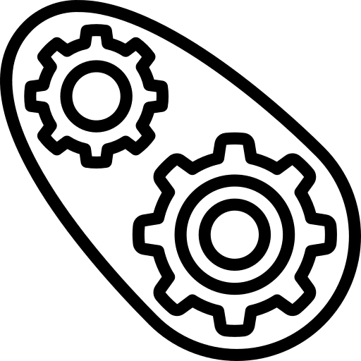 Cogs gears machinery cogs icon