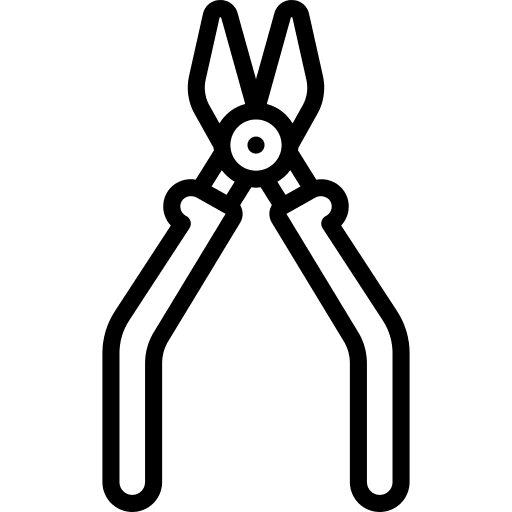 Pliers improvement construction and tools pliers icon