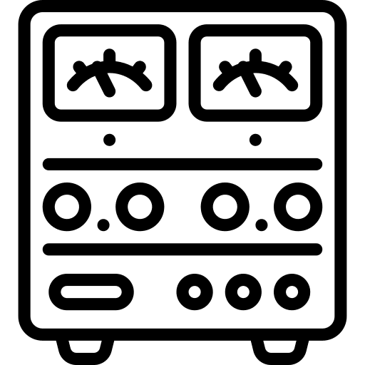 Machine device engineering electronics icon