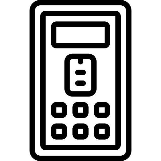 Multimeter machinery device multimeter icon