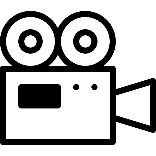 Video camera cinema technology video icon