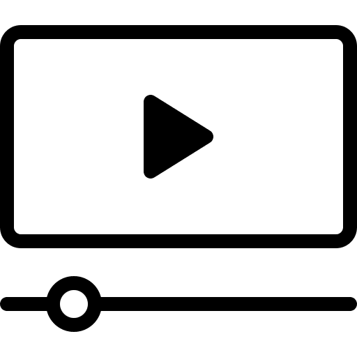 Video player video video player multimedia option icon