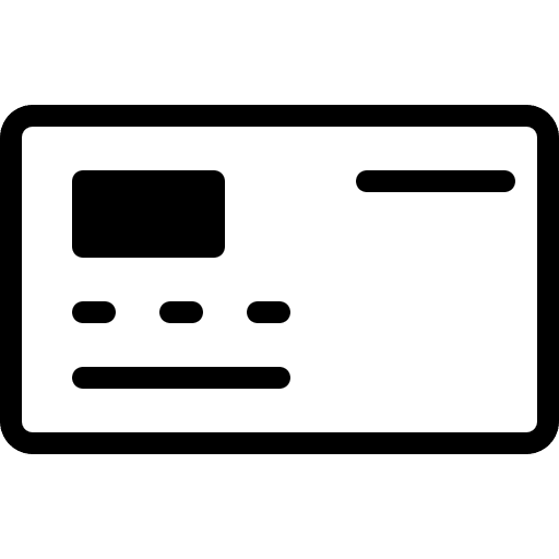 Debit card payment credit card business and finance icon