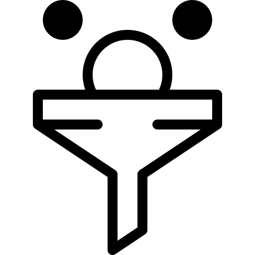 Filter seo and web ui marketing icon