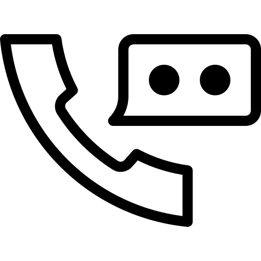 Phone call conversation message phone call icon