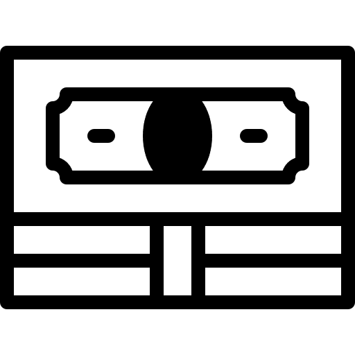 Money business bundle banknote icon