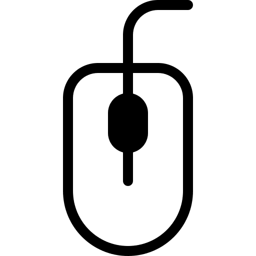 Mouse electronic computing technological icon