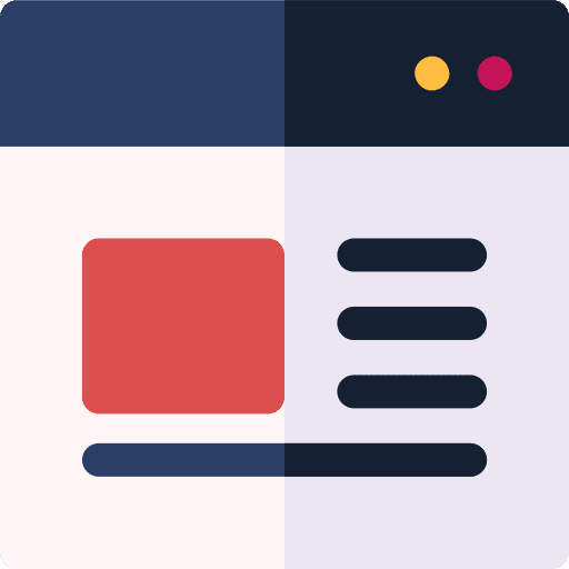 Browser content web page website icon