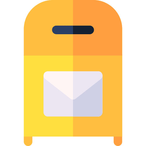 Postbox letter box postbox mail icon