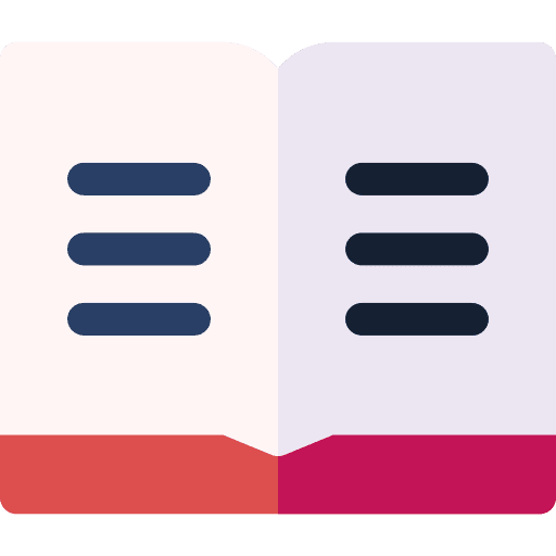 Book literature open library icon