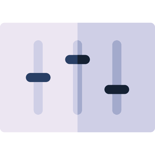 Levels settings ui controls icon