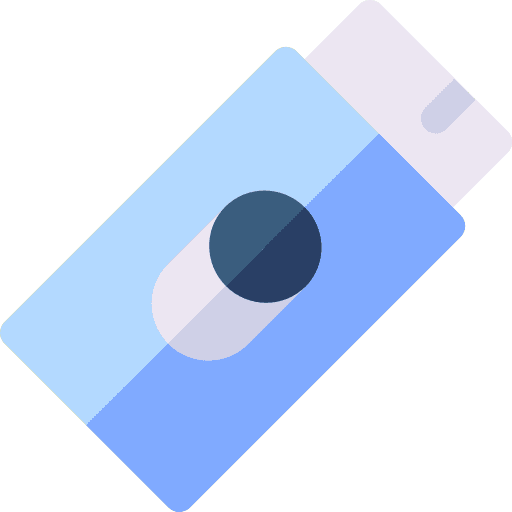 Pendrive data storage usb technology icon