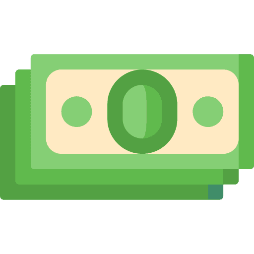Salary business argent note icon