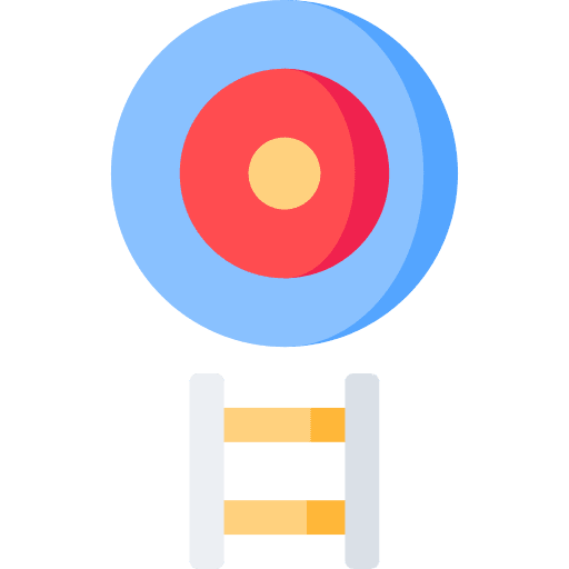 Goals star motivation objective icon