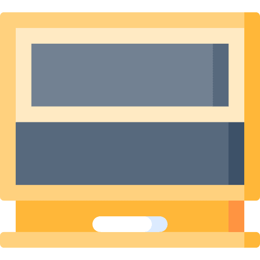 Blackboard chalkboard eraser school material icon