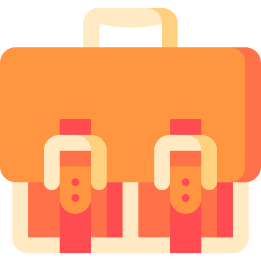 Briefcase bag business suitcase icon