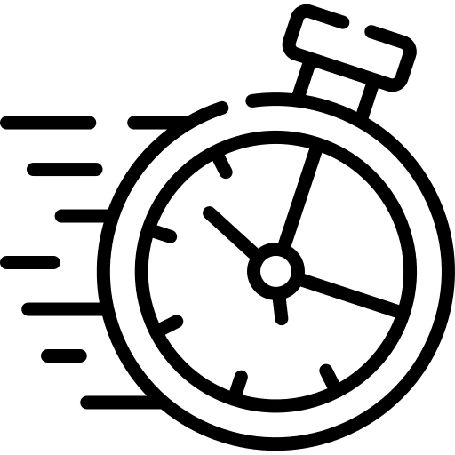 Fast time timing time and date countdown icon