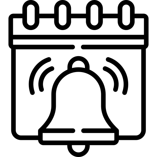 Reminder organization alert event icon