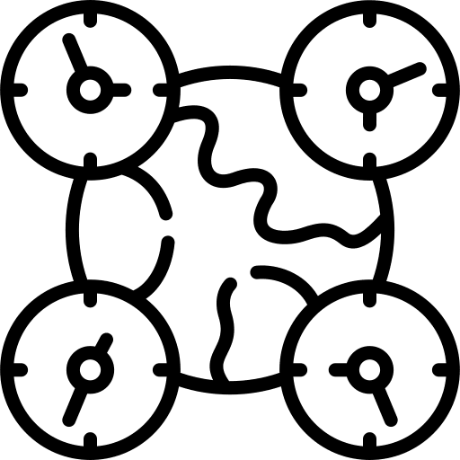 Time zone earth hour planet time zones icon