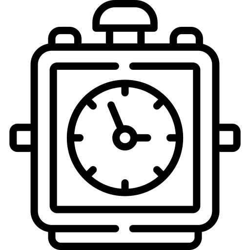 Alarm clock alert time timer icon