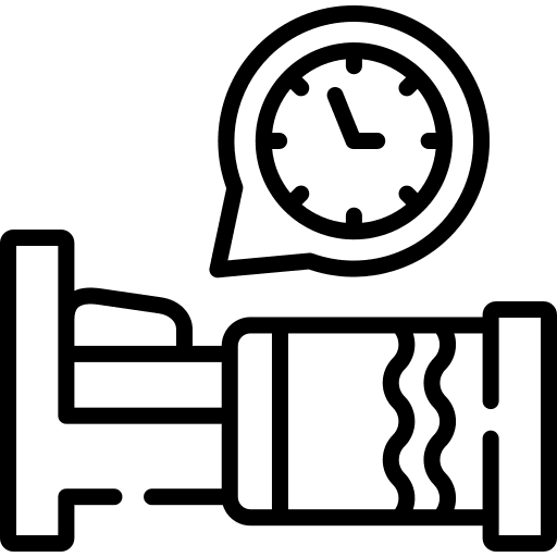 Bed time asleep bedroom time and date icon