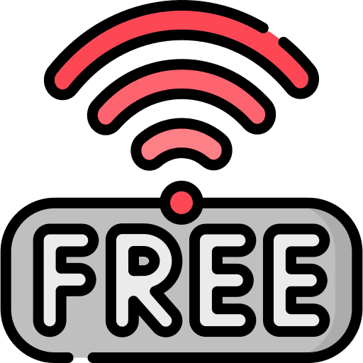 Free wifi internet connection wifi signal icon