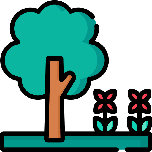 Garden nature flower garden icon