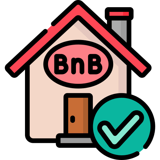 Reservation tick holidays travel icon