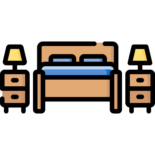 Bedroom sleep rest bedroom icon