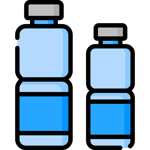 Water bottle water bottle food and restaurant healthy food icon