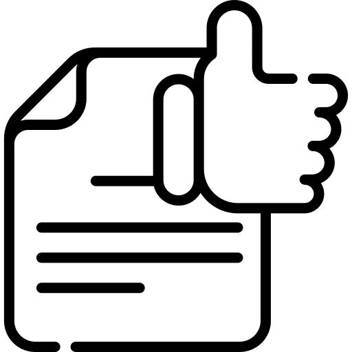 Approval document clipboard business and finance icon