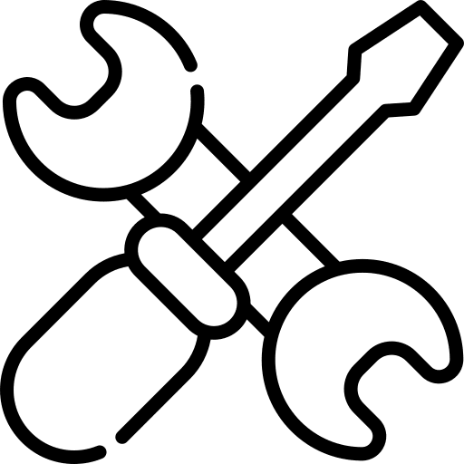 Maintenance tool construction improvement icon