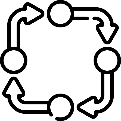 Work workflow process business and finance icon