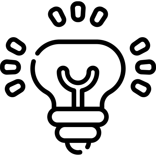 Idea lamp education invention icon