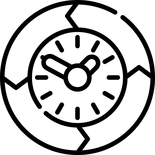 Time management time schedule timetable icon