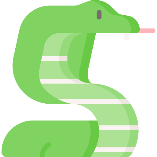 Snake fauna pets snake icon