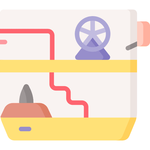 Cage pet pet shop hamster icon